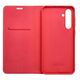 Θήκη LUNA Book Carbon για XIAOMI Redmi Note 14 4G (GLOBAL - 164,84mm x 78,15mm x 8,16mm) κόκκινο