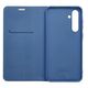 Θήκη LUNA Book Carbon για XIAOMI Redmi Note 14 4G (GLOBAL - 164,84mm x 78,15mm x 8,16mm) μπλε