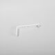 WALL HOLDER METAL. WHITE 8.7 CM