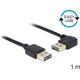 Kabel USB Delock USB-A - USB-A 1 m Czarny (83464)