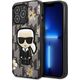Karl Lagerfeld Karl Lagerfeld Iconic Karl Flower - Etui iPhone 13 Pro Max (szary)