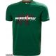 Helly Hansen T-shirt HELLY HANSEN Graphic T-Shirt, green M