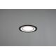 Φωτιστικό LED χωνευτό TRIO CORE, 10 W, 3000 K, 1040 lm, 2 πηγές φωτός, μαύρο, O15 cm