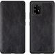 Etui Leather Book iPhone 12 6,7" Pro Max czarny/black