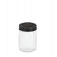 Βάζο με μεταλλικό καπάκι KITCHEN ESSENTIALS, ραβδωτό γυαλί