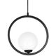 PENDANT LIGHT KONYA E14 BLACK/WHITE