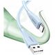 Καλώδιο USAMS Green Series SJ714 18W 3A USB-A σε USB-C 1m μπλε