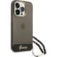 Guess Etui Guess GUHCP14LHGCOHK Apple iPhone 14 Pro czarny/black hardcase Translucent Pearl Strap