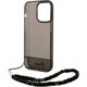 Guess Etui Guess GUHCP14LHGCOHK Apple iPhone 14 Pro czarny/black hardcase Translucent Pearl Strap