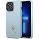 Guess Guess GUHCP13XPS4MB iPhone 13 Pro Max 6,7" niebieski/blue hardcase Saffiano 4G Small Metal Logo NoSize