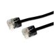 ROLINE Traveller UTP Patch Cord, Cat.6A (Class EA), πολύ επίπεδο, μαύρο, 0,5 m