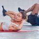 Reebok Mata treningowa RAMT-11024RDL 173 cm x 61 cm x 0.4 cm czerwona