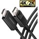 AXAGON RVD-HI20C2, DisplayPort -> HDMI 2.0b konwerter / kabel 1.8m, 4K/60Hz