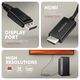 AXAGON RVD-HI20C2, DisplayPort -> HDMI 2.0b konwerter / kabel 1.8m, 4K/60Hz