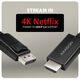 AXAGON RVD-HI20C2, DisplayPort -> HDMI 2.0b konwerter / kabel 1.8m, 4K/60Hz
