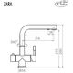 Bateria kuchenna Blue Water Zara stojąca inox (BW-5901730611298)