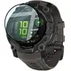 Szkło hybrydowe Bizon Glass Watch Edge Hybrid dla Garmin Instinct 3 50 mm czarne