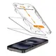 Szkło hartowane Tech-Protect Quick Set+ Apple iPhone 15 / 16 Black [2 PACK]