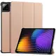 Etui z klapką Bizon Case Tab Croc do Xiaomi Pad 7 / 7 Pro różowozłote