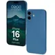 Etui Bizon Case Łupka do Apple iPhone 16 Plus niebieskie