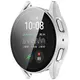 Etui ze szkłem do zegarka Bizon Case+Glass Watch do Samsung Galaxy Watch 7 44 mm satynowo srebrne