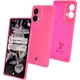 Silikonowe etui Bizon Soft Case do Motorola Moto G85 5G neonowo-różowe
