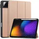 Etui z klapką Bizon Case Tab Lizard do Xiaomi Pad 7 / 7 Pro różowozłote