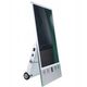 ALLNET Standdisplay 43 Zoll Outdoor Kundenstopper mit Akku oh. Touch mit Laufrollen 1500Nits Android Farbe schwarz