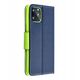 Θήκη FANCY Book για XIAOMI Redmi Note 14 5G μπλε και λαχανί