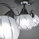 Lampa sufitowa Mdeco Sufitowa lampa sypialniana ELM8758/3 8C szklana chrom