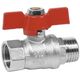 Ferro Zawór kulowy nakrętno-wkrętny 1/2" KMS11