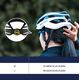 RockBros Kask rowerowy uniwersalny regulowany rozmiar M niebiesko-biały ROCKBROS