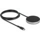 DeLOCK 66467 ładowarka do urządzeń przenośnych Smartfon, Smartwatch Czarny USB Bezprzewodowe ładowanie Szybkie ładowanie Wewnętrzna