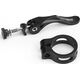 Obejma rowerowa zacisk do sztycy 27.2 i 28.6 mm pod siodełko z szybkozamykaczem - czarna Obejma rowerowa zacisk do sztycy 27.2 i 28.6 mm pod siodełko z szybkozamykaczem - czarna