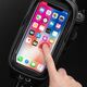 Sakwa rowerowa na ramę pancerna z kieszonką na telefon nawigację 1.7l - czarna ROCKBROS
