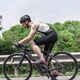 Spodenki rowerowe kolarskie krótkie na szelkach z wkładką XXXXL - czarne ROCKBROS