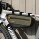 Torba rowerowa na ramę roweru z kieszenią boczną 1.7l - zielono-czarna ROCKBROS