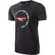 Męska koszulka z krótkim rękawem t-shirt Hi-Tec Olen czarna rozmiar XXL