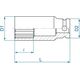 King Tony NASADKA DŁUGA UDAROWA 1/2" 22mm x 80mm, 12-kąt King Tony