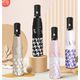 eCarla PARASOL UMBRELLA AUTOMAT PEPITKA CZARNA PAR09WZ1