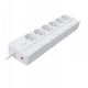 Solight 6πλεν επέκταση καλωδίου, 3μ, 3 x 1mm2, λευκό, 6+1 διακόπτης