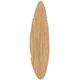 TK Lighting Hoja Wood 4678 απλίκα ξύλινο φύλλο φωτιστικό τοίχου 2x6W G9 ξύλο