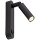 TK Lighting Enzo 6621 απλίκα τοίχου 1x6W G9 μαύρο
