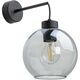 TK Lighting Cubus 10243 απλίκα τοίχου λάμπα 1x15W E27 γραφίτης/μαύρο