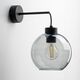 TK Lighting Cubus 10243 απλίκα τοίχου λάμπα 1x15W E27 γραφίτης/μαύρο