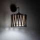 TK Lighting Harmony 5950 απλίκα τοίχου 1x15W E27 μαύρο/γιούτα