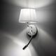 TK Lighting Maja 10080 απλίκα φωτιστικό τοίχου 1x60W E27 1x6W G9 λευκό