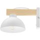 TK Lighting Όσλο 4962 απλίκα φωτιστικό τοίχου 1x15W E27 λευκό/ξύλινο
