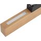 TK Lighting Teo 6618 απλίκα φωτιστικό τοίχου 1x36W LED 3000K πεύκο/μαύρο