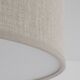 Φωτιστικό οροφής TK Lighting Nicola 10199 4x15W E27 καφέ/λινό
